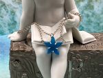 TAGLIAMONTE Designs (2056B) 925SS/YGP Venetian Cameo Anklet *Sea Life Collection*Reg.$175