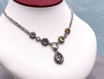 SAMUEL B *BJC* (56429N) 925SS  Multi-Gemstone Statement Necklace *Reg.$600*