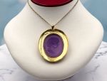 TAGLIAMONTE Designs (PN2840N) 925SS /YGP Venetian Pendant *Ceres*Reg.$325